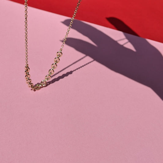 Mixed-Link Necklace