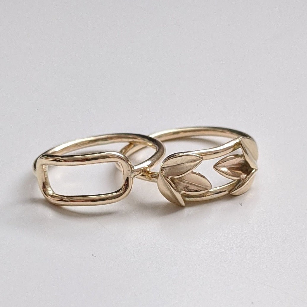 Double Bloom Ring
