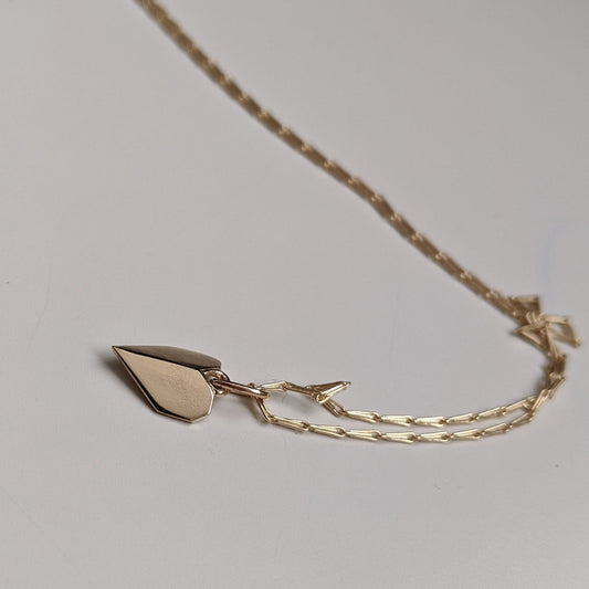 Paper Heart Necklace