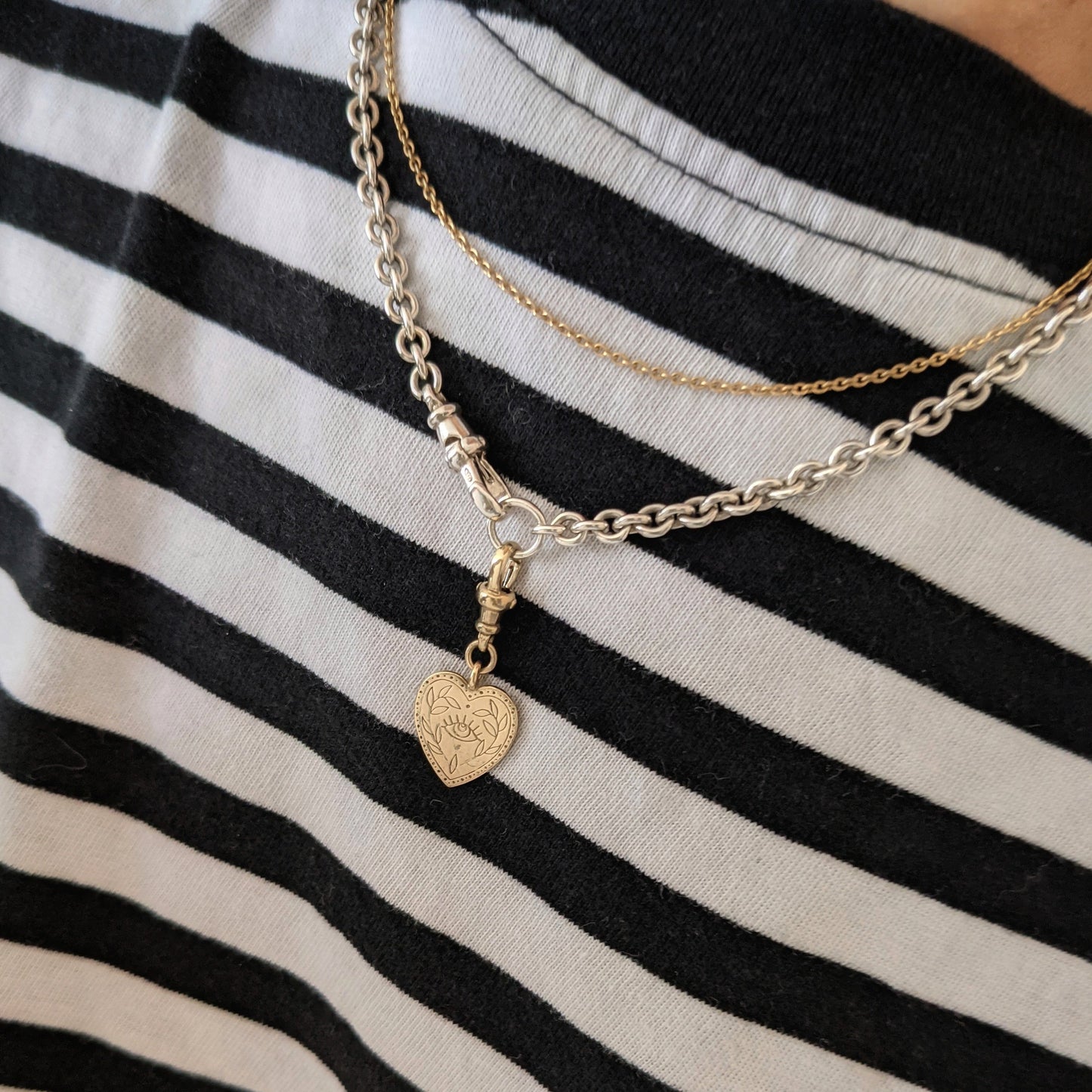 Engraved Heart Charm