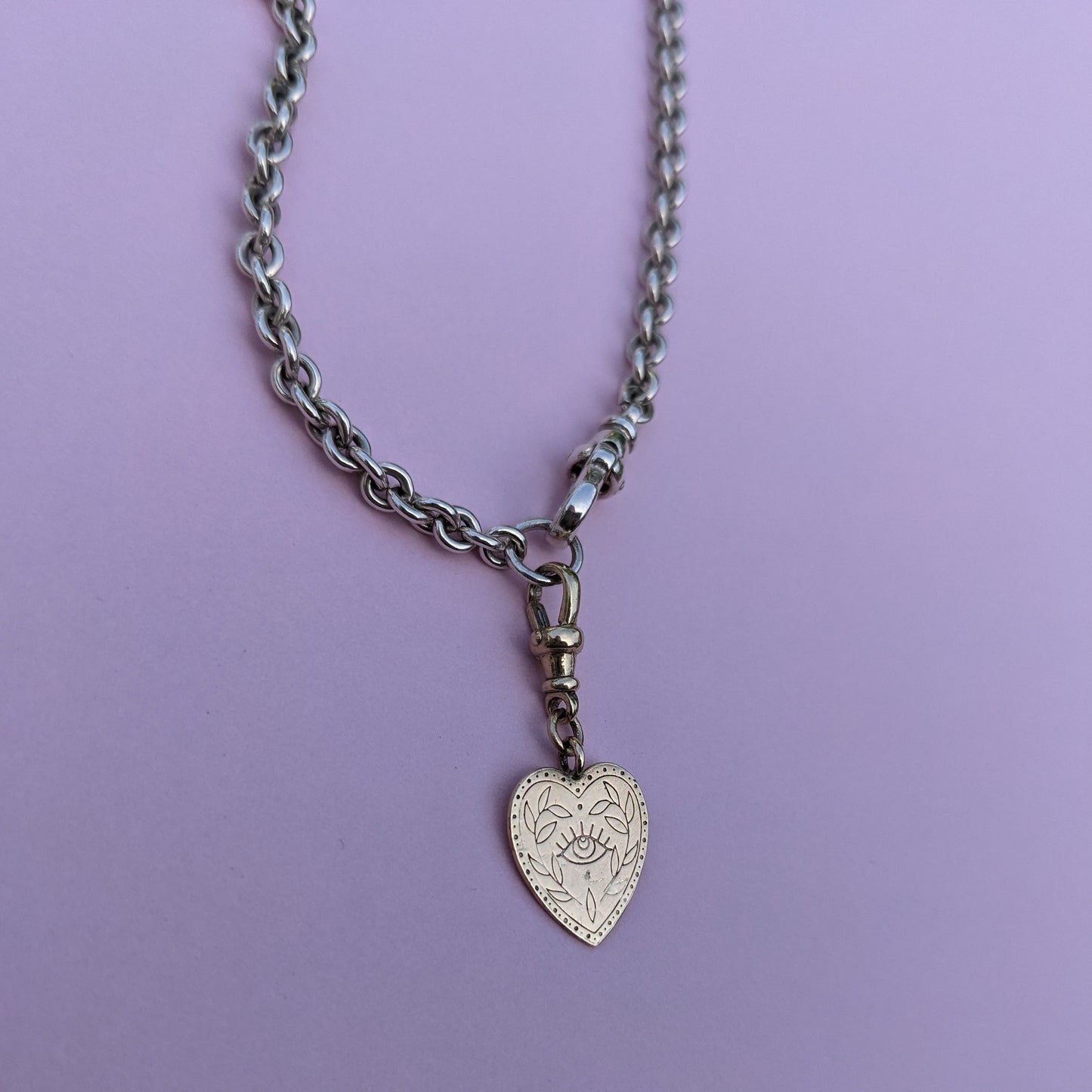 Engraved Heart Charm