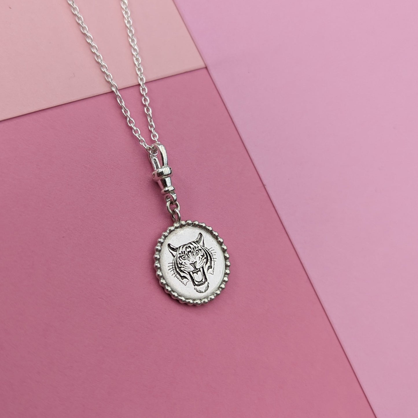 Tiger Charm  & Necklace