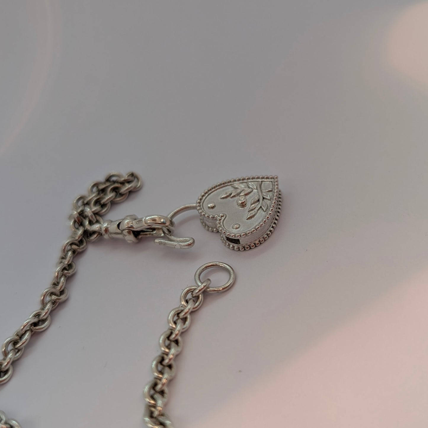 Floral Heart Padlock