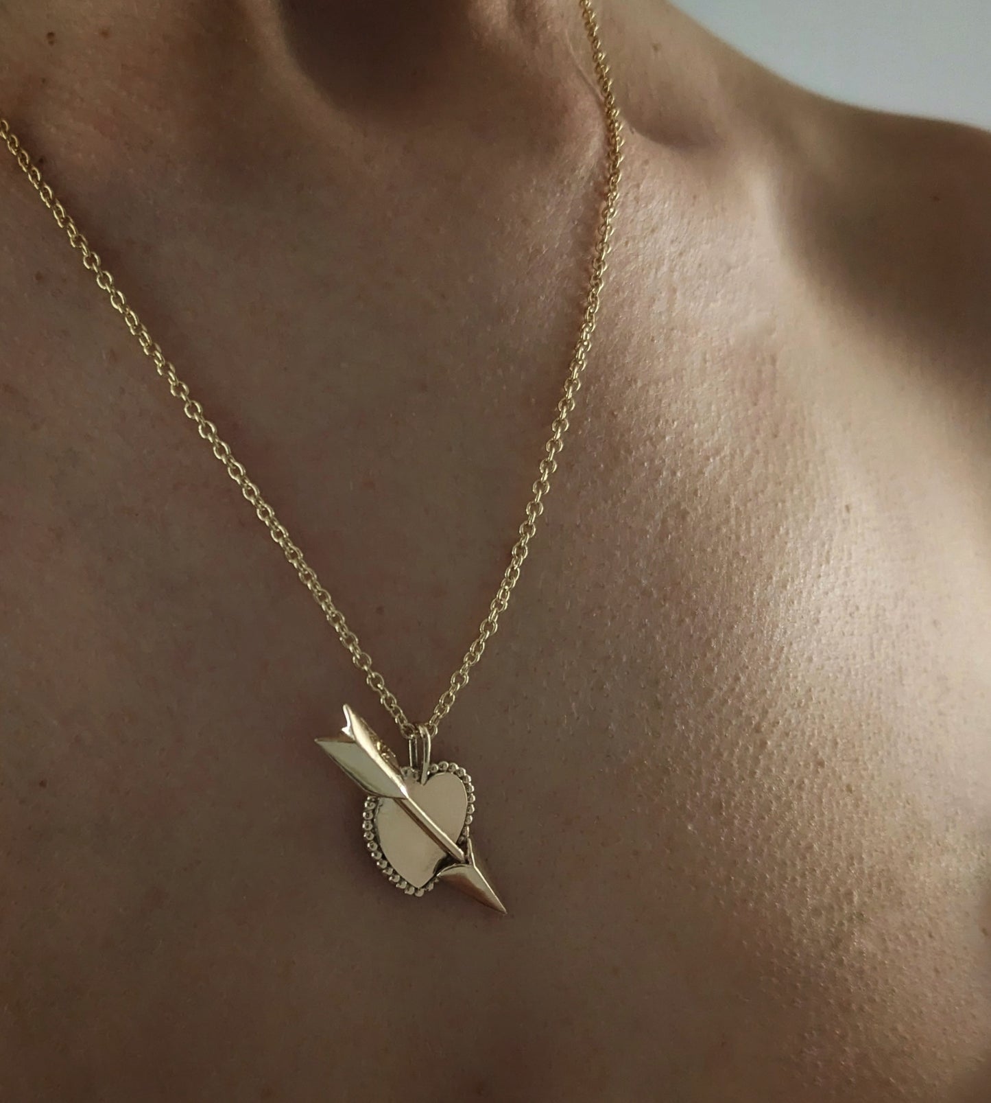 Arrowed Heart Necklace