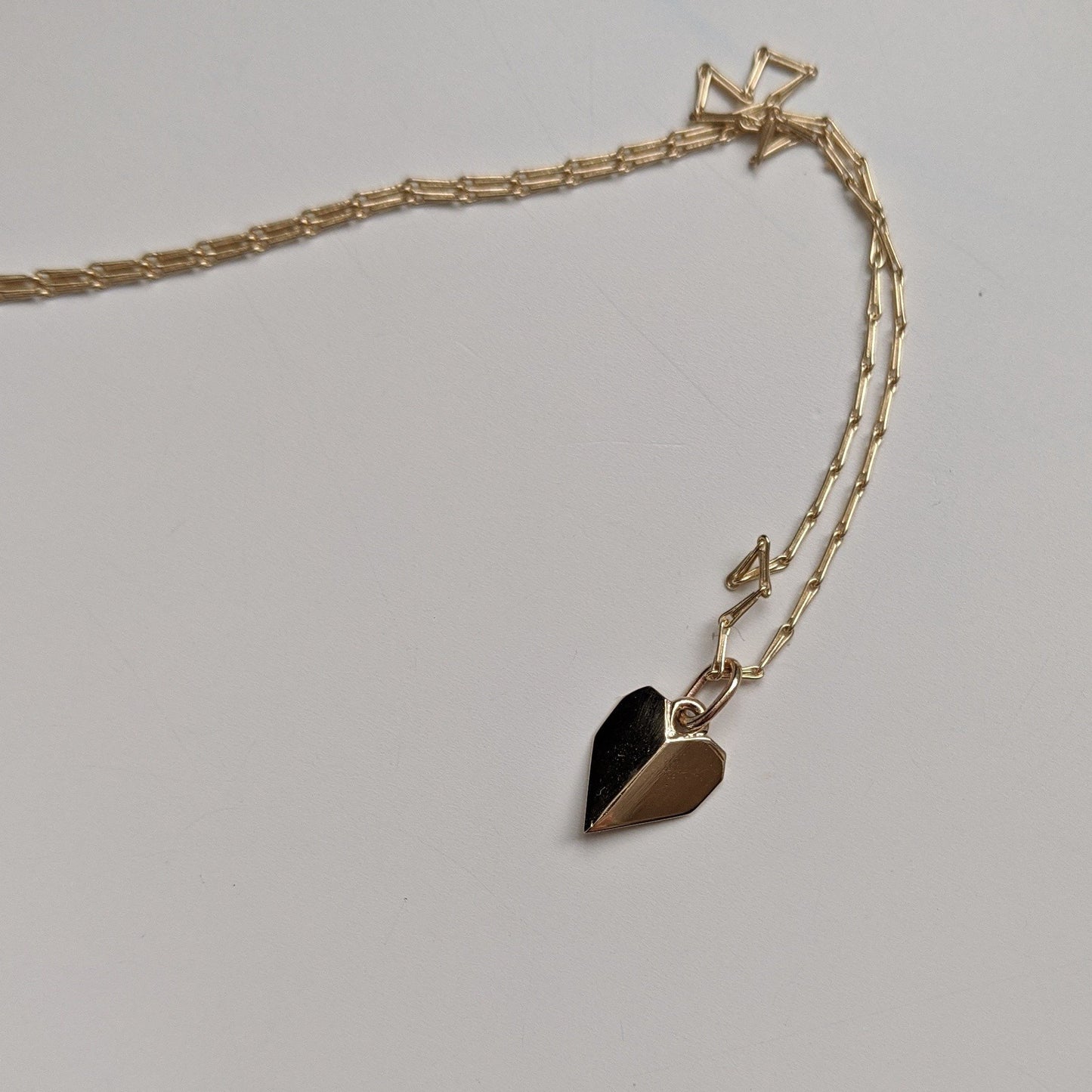 Paper Heart Necklace