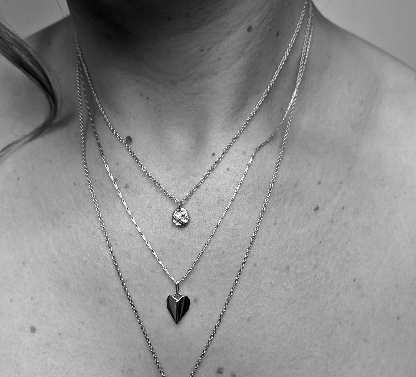 Paper Heart Necklace