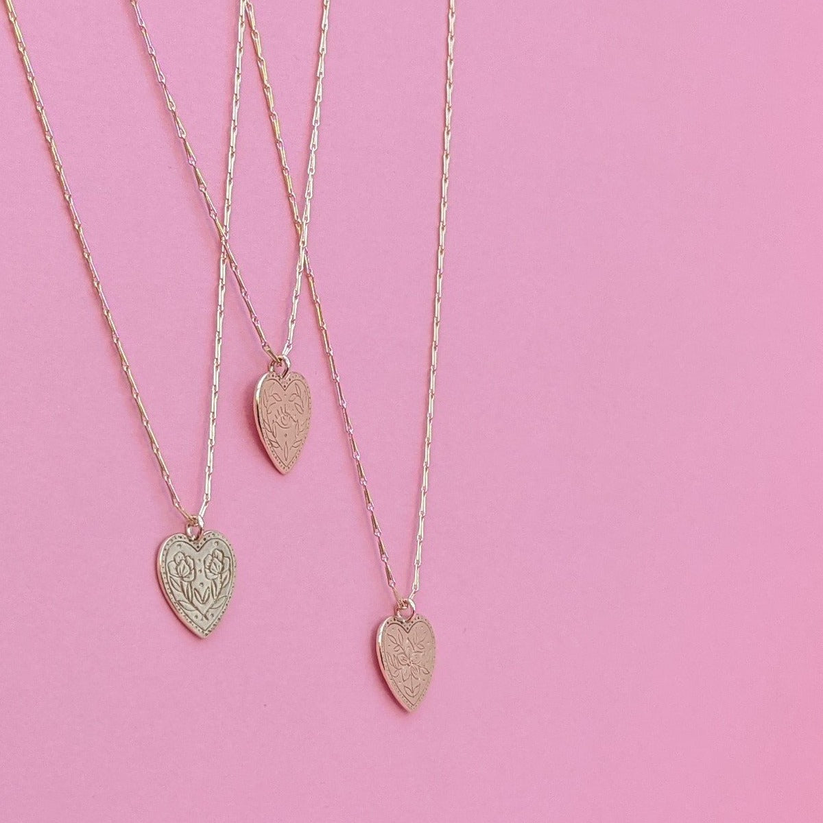 Personalized Engraved Heart Calendar Necklace – HanaLaura