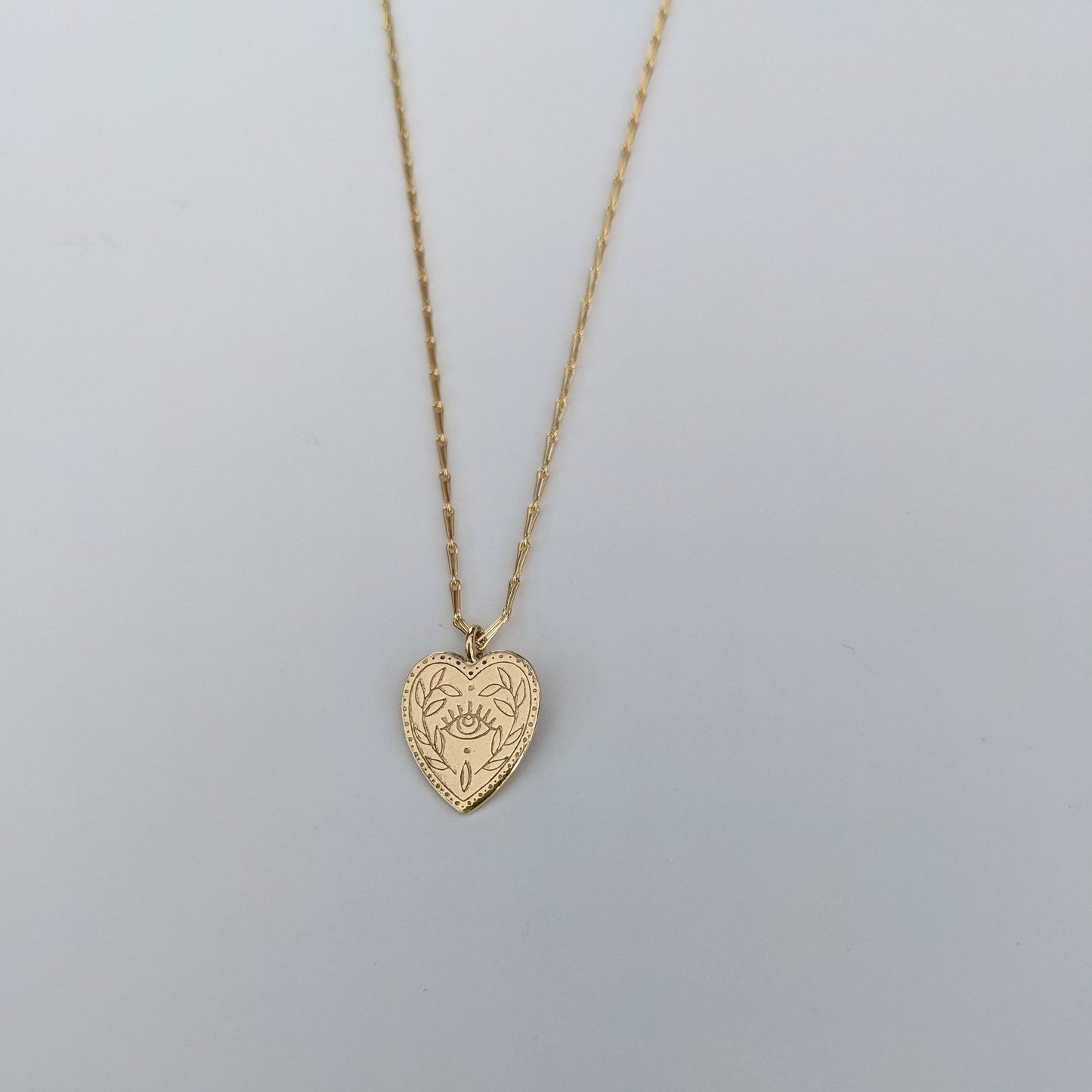 Engraved Heart Necklaces