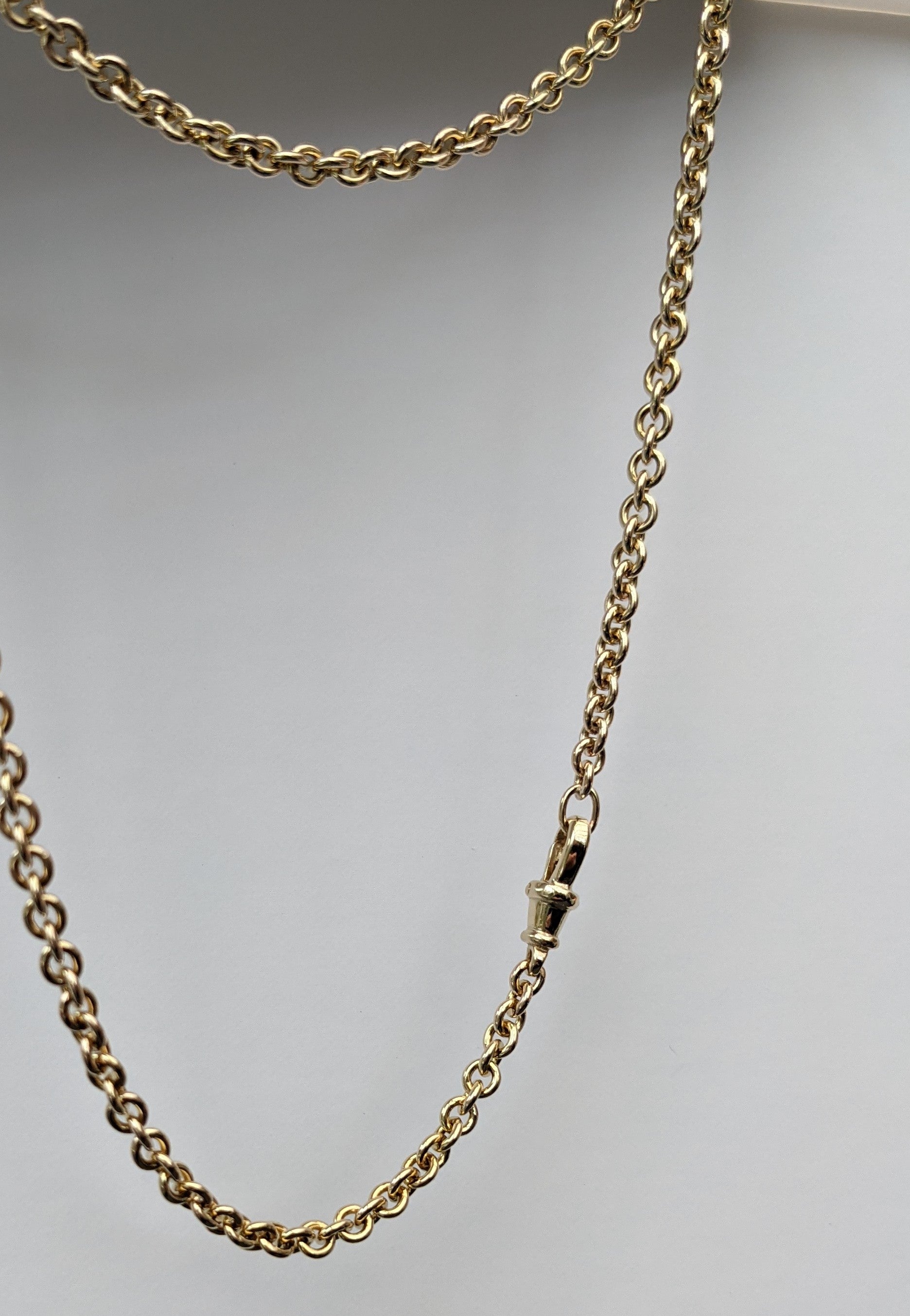 ANTIQUE VICTORIAN ALBERT CHAIN NECKLACE 9CT GOLD CIRCA 1880 – Antique  Jewellery Online